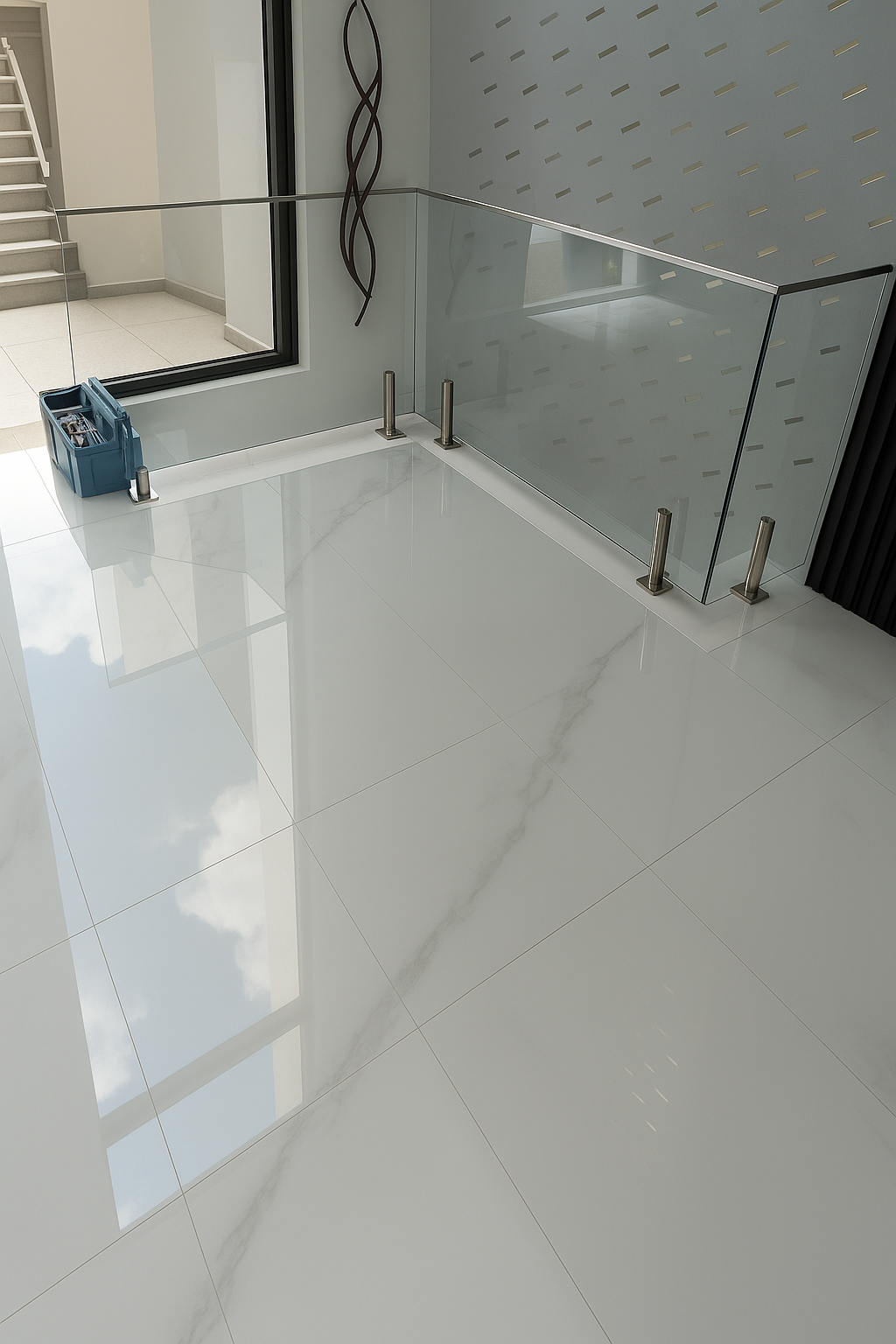 Guarda-corpo de vidro temperado - Solução Vidros Itapevi